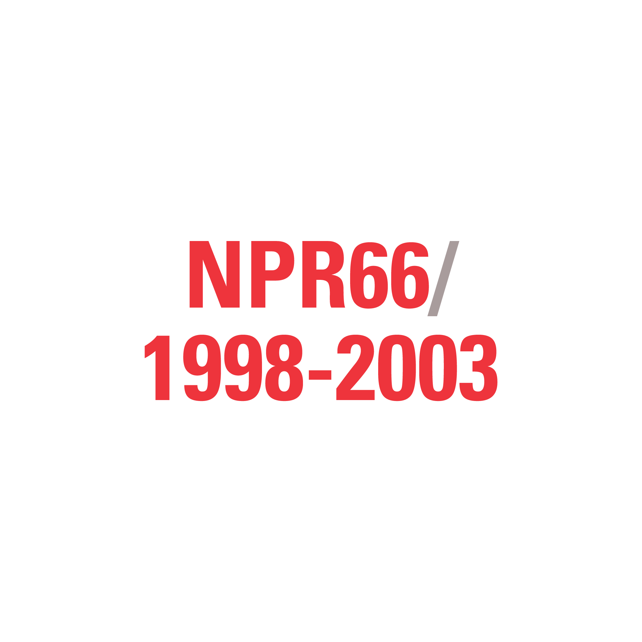 NPR66 1998-2003